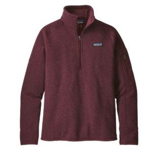 Maroon / Dark Currant Patagonia 1/4 Zip Pullover